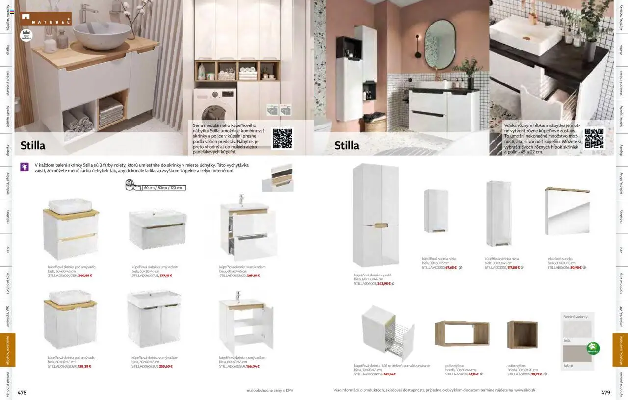 Nové Siko akcie – leták je platný od 01.09.2025 | Strana: 240 | Produkty: Nábytok, Osvetlenie, Skrinka pod umývadlo, Kúpelňová skrinka