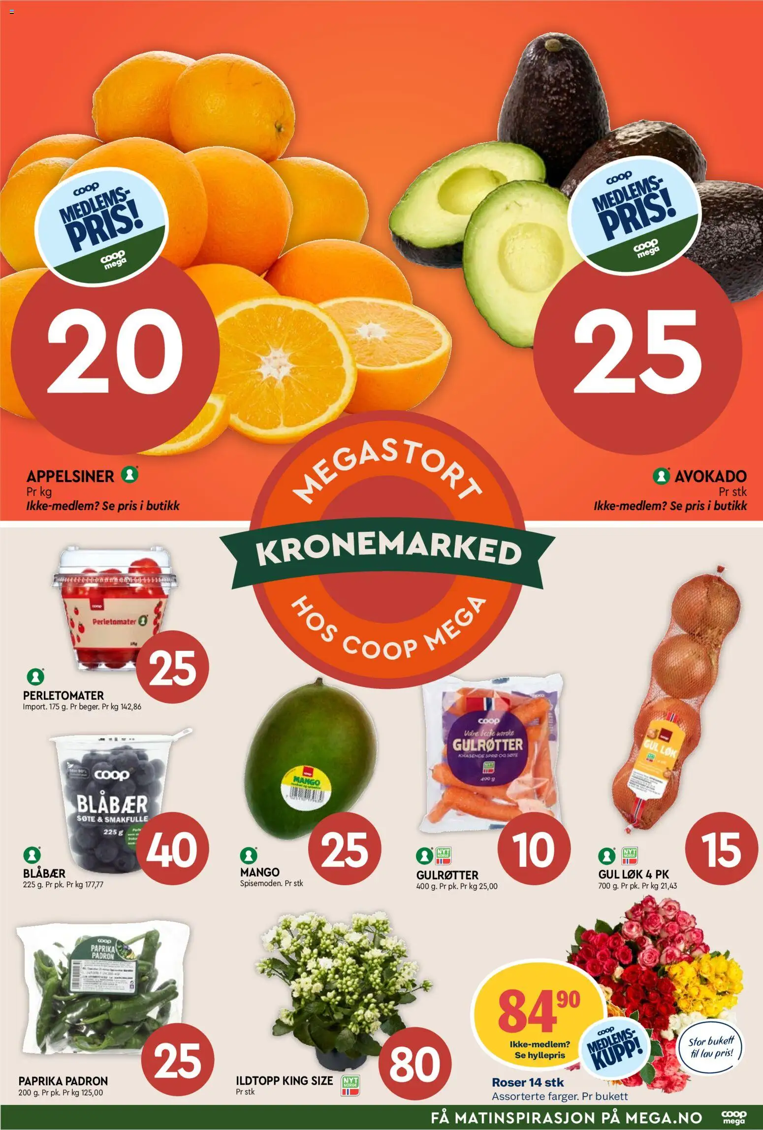 {H1} | Side: 7 | Produkter: Appelsiner, Медіапрогравач, Paprika, Суміш дитяча