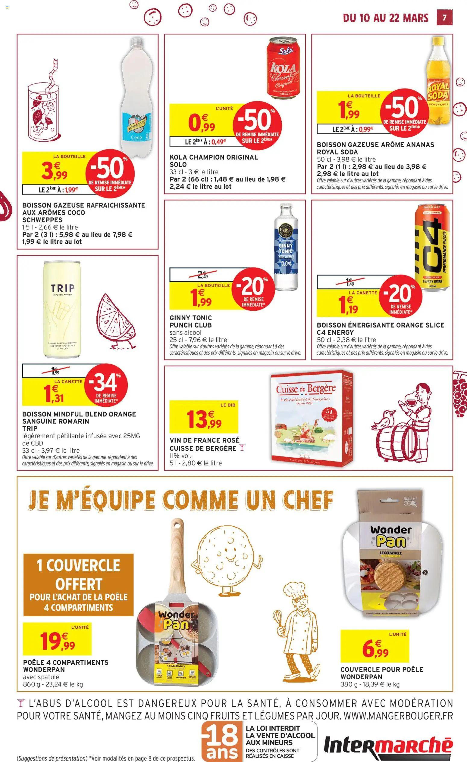 {H1} | Page: 7 | Produits: Alcool, Orange, Ananas, Gin