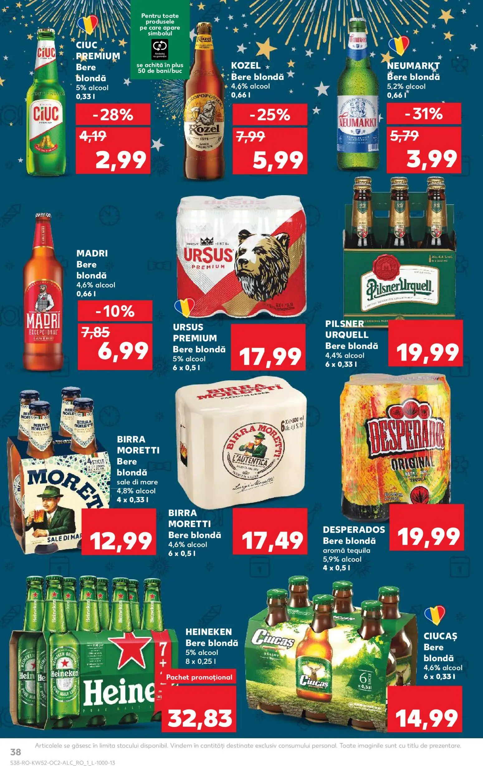 Noul catalog Kaufland – valabil de la 24.12.2025 | Pagină: 38 | Produse: Mop, Eğitim çantaları, Bere