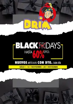 Vista previa Drim Black Friday válido desde el 14.11.2025