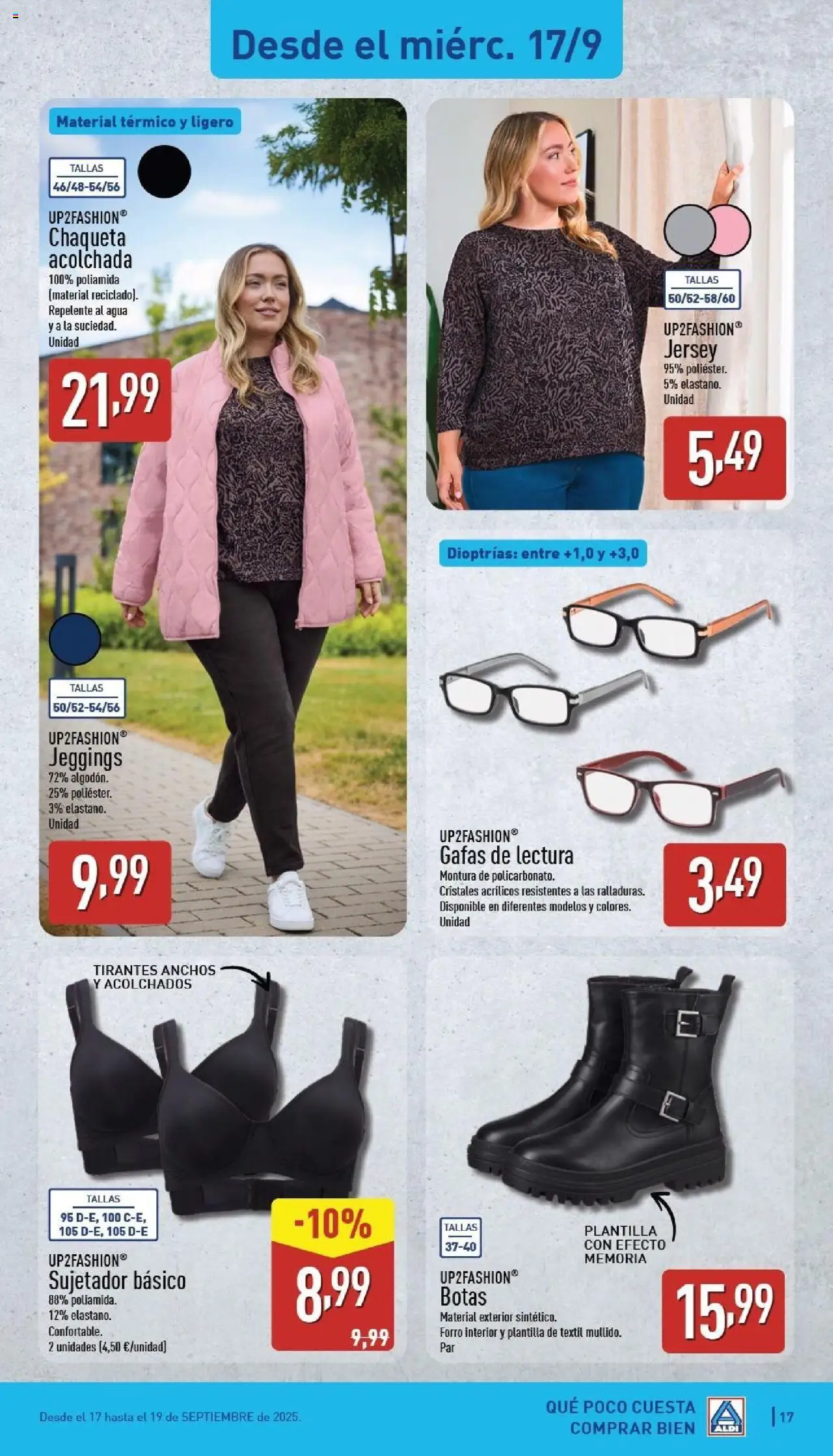Aldi folleto Baleares │ válido desde el 15.09.2025 | Página: 17 | Productos: Chaqueta, Botas