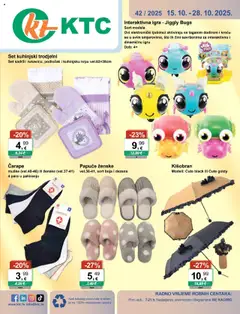 KTC - Katalog igračke i tekstil - Pregled kataloga iz trgovine KTC, vrijedi od 15.10.2025