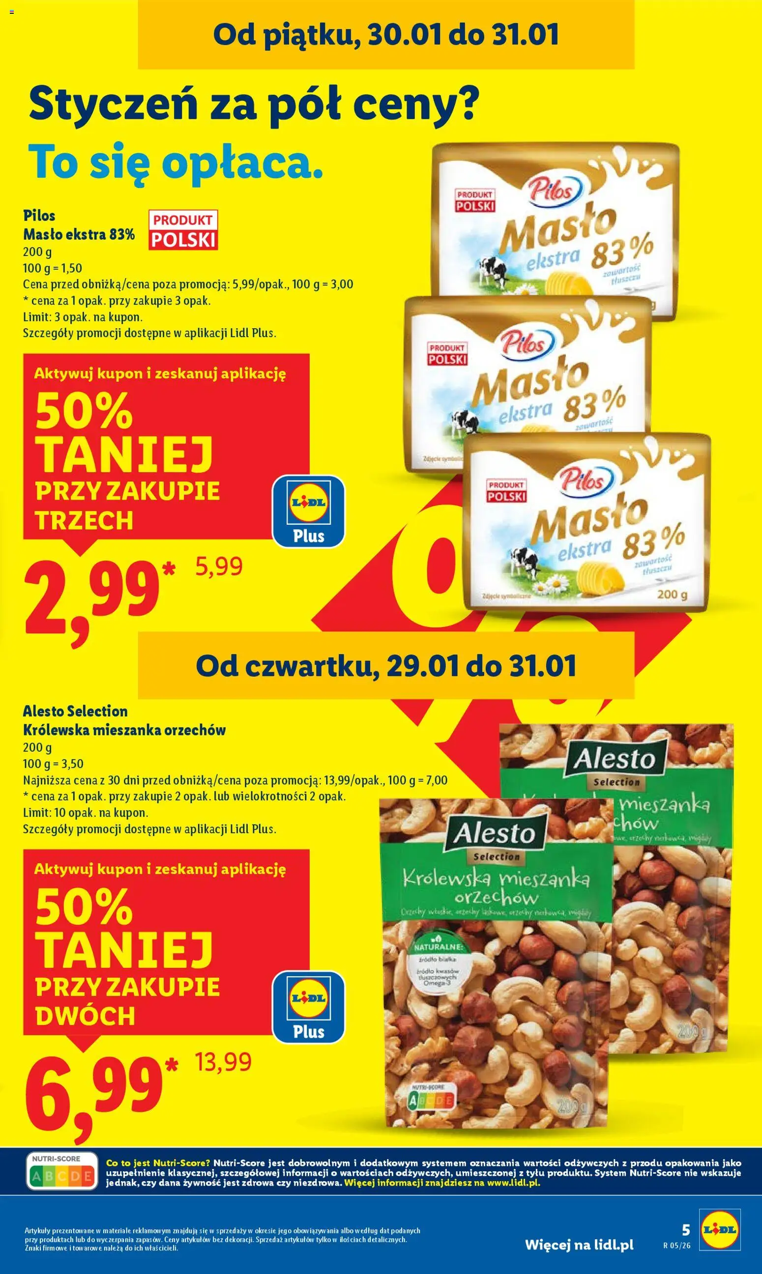 Lidl Gazetka od 29.01.2026 | Strona: 5 | Produkty: Masło