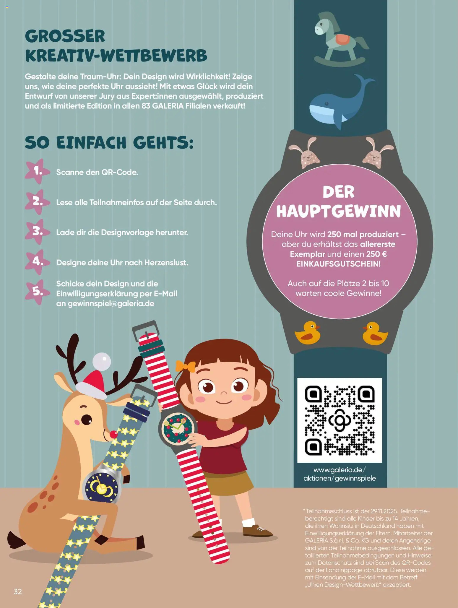 Galeria Karstadt Kaufhof  Weihnachtsmagazin – gültig ab 27.10.2025 | Seite: 32 | Produkte: Uhr