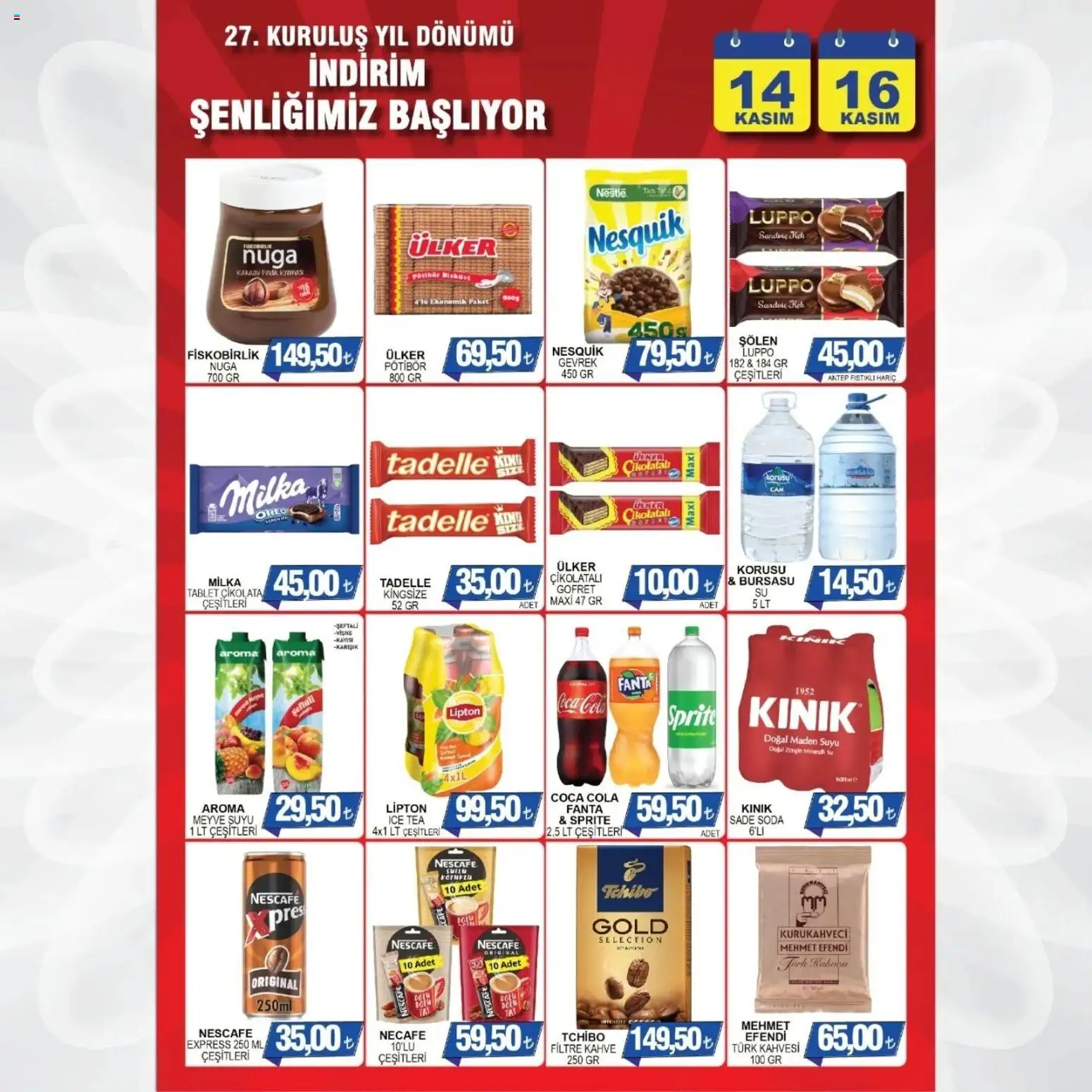 Furpa Cuma’dan Pazar’a Katalog - 14.11.2025 tarihinden itibaren geçerlidir | Sayfa: 7 | Ürünler: Kahve, Meyve, Maden suyu, Fanta