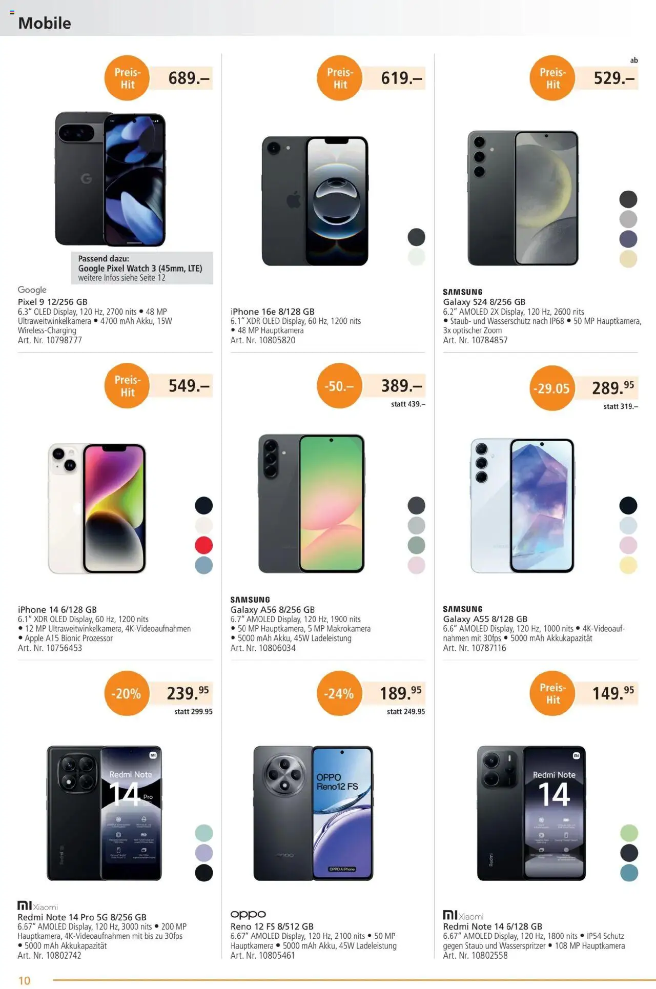 Fust Aktionen ab 23.06.2025 | Seite: 10 | Produkte: Apple, Samsung, Iphone, Xiaomi
