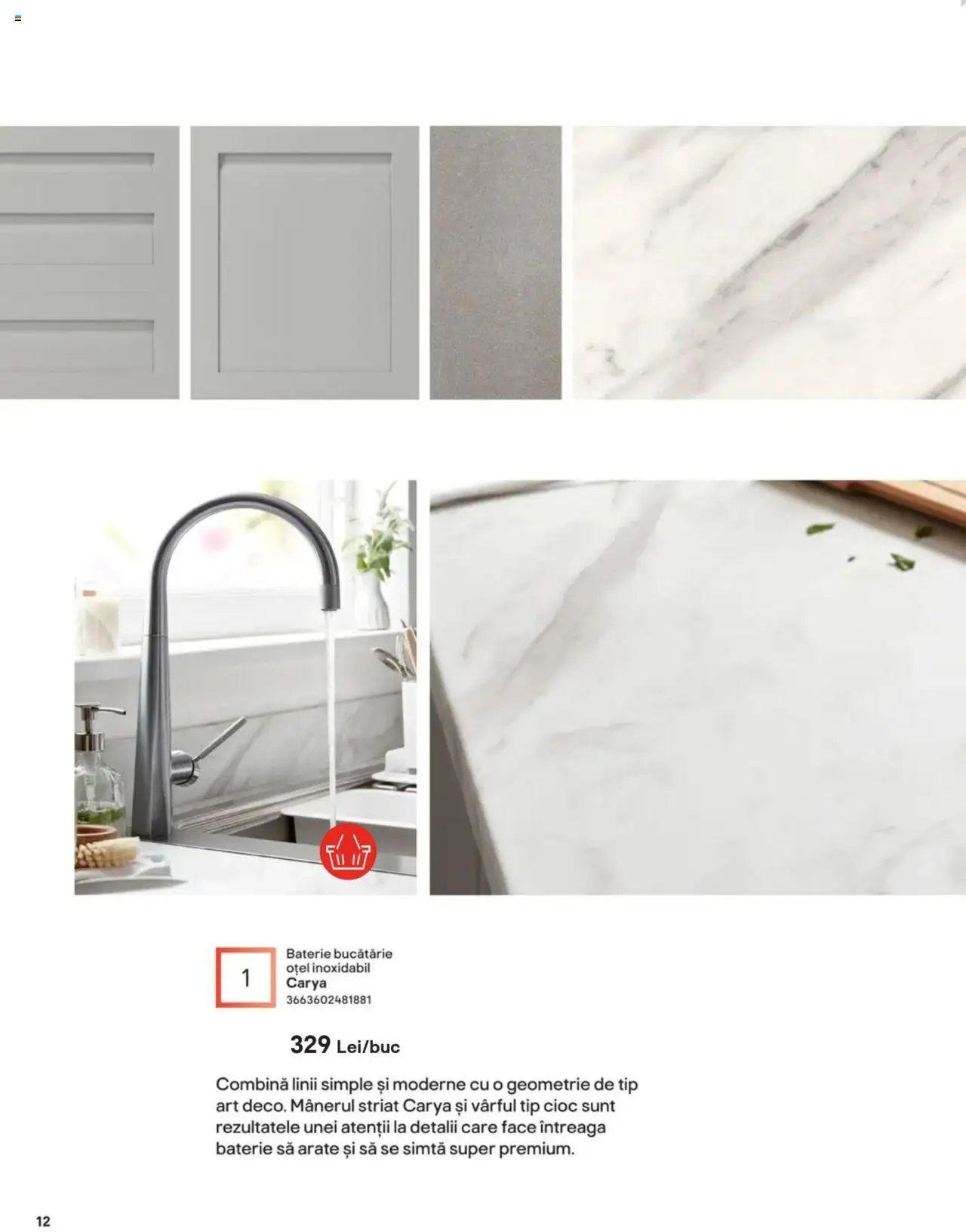Noul catalog Brico Depot – valabil de la 15.08.2024 | Pagină: 12 | Produse: Baterie bucătărie, Bucătărie, Baterie