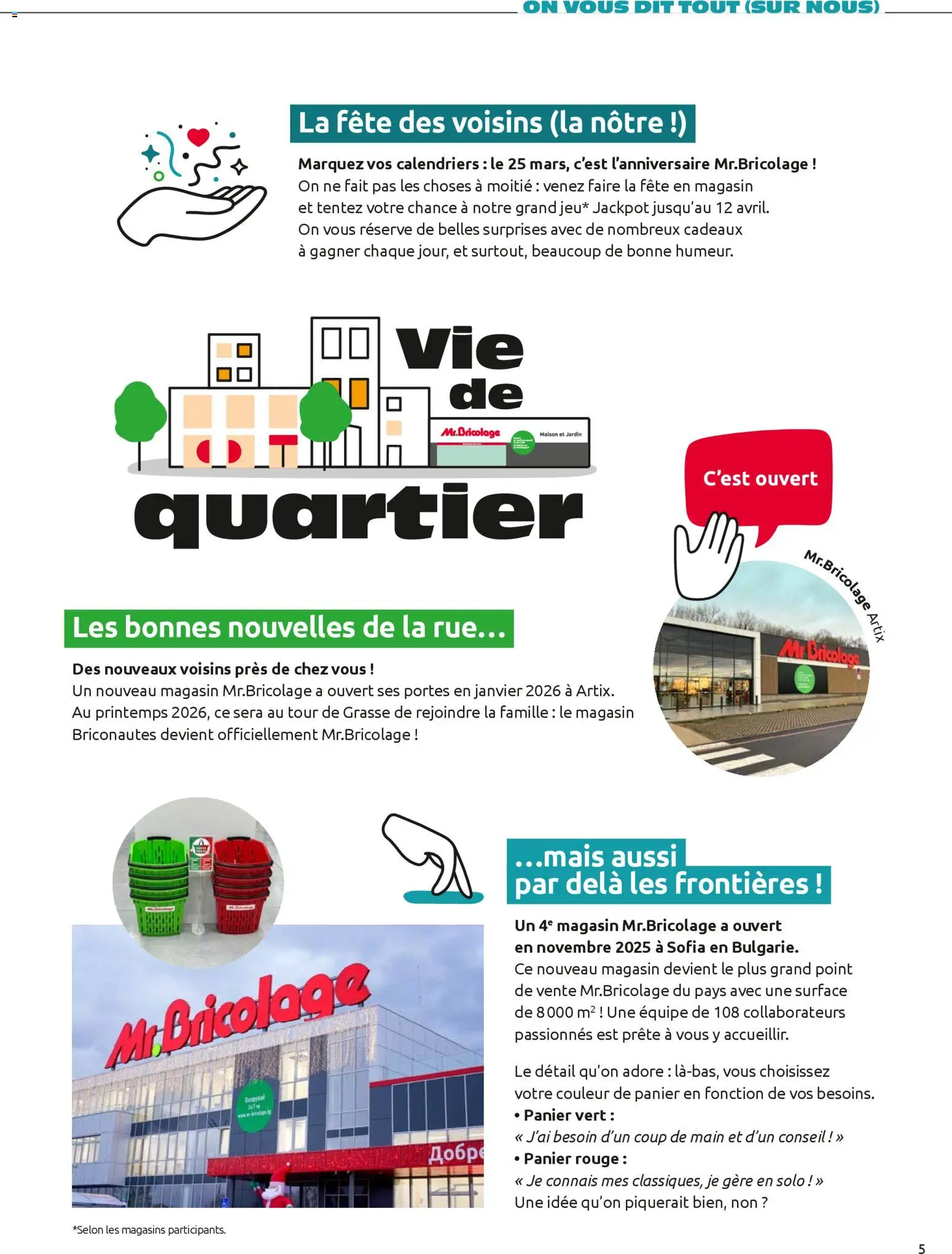 {H1} | Page: 5 | Produits: Mais, Portes, Panier