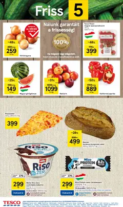 Tesco akciós ujság - amely érvényes a következő dátumtól: 31.07.2025 | Oldal: 2 | Termékek: Nektarin, Vöröshagyma, Protein, Kaliforniai paprika