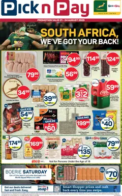 Preview of Pick n Pay specials valid from 21.08.2025