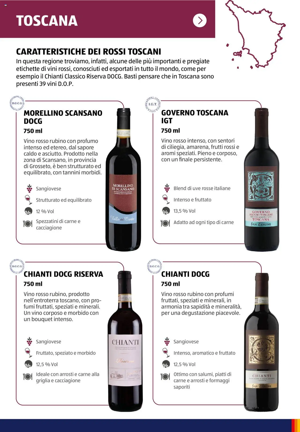 Volantino Aldi del 05.11.2024 | Pagina: 12 | Prodotti: Vino, Griglia, Vino rosso, Profumo