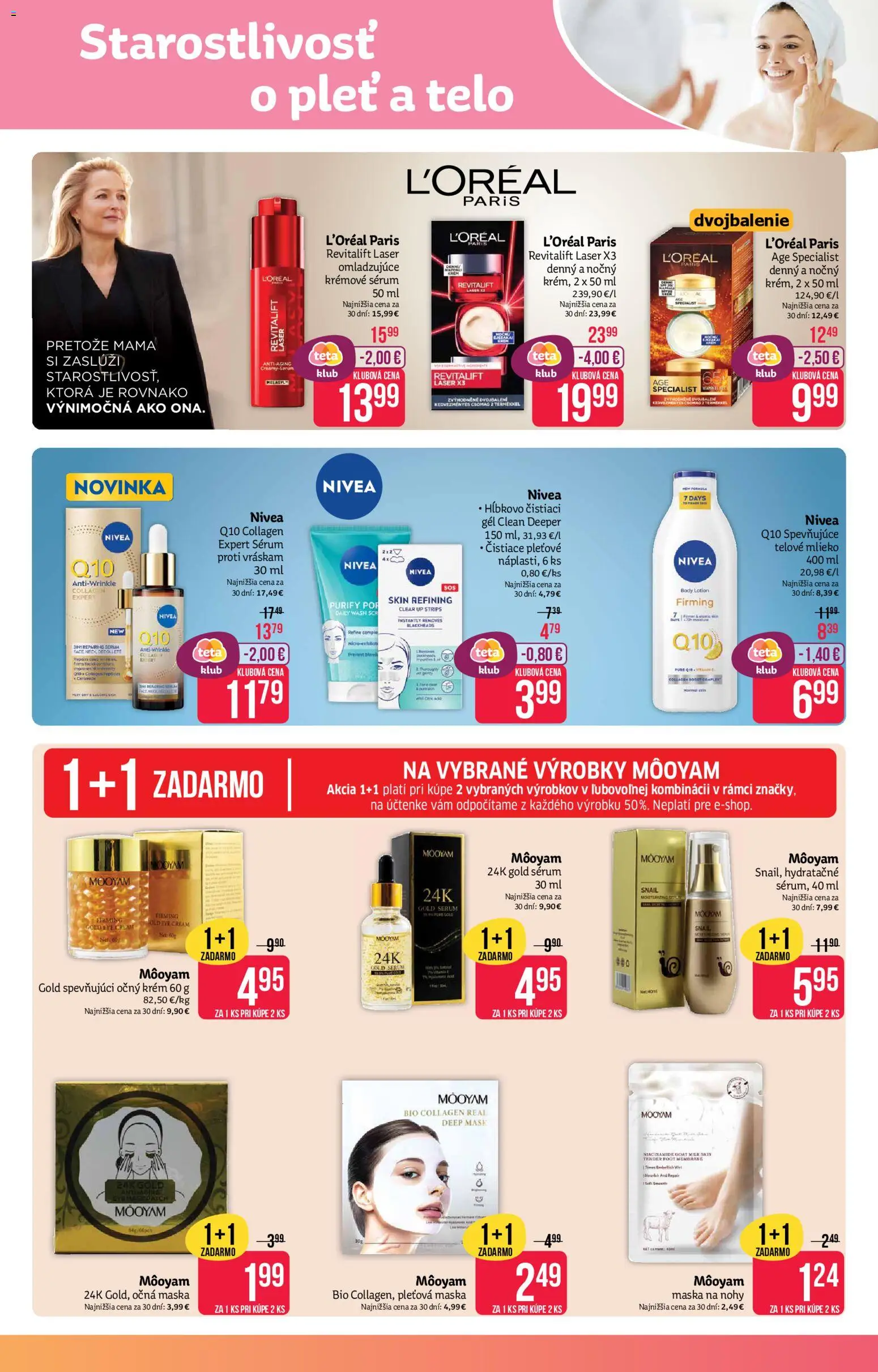 Nové Teta drogerie akcie – leták je platný od 27.04.2026 | Strana: 5 | Produkty: Laser, Mlieko, Nivea, Krém