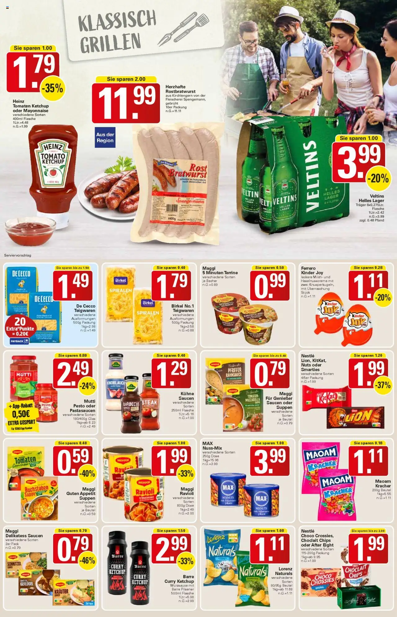 WEZ Prospekt - gültig ab dem 21.07.2025 | Seite: 11 | Produkte: Mozzarella, Tomaten, Steak, Chips