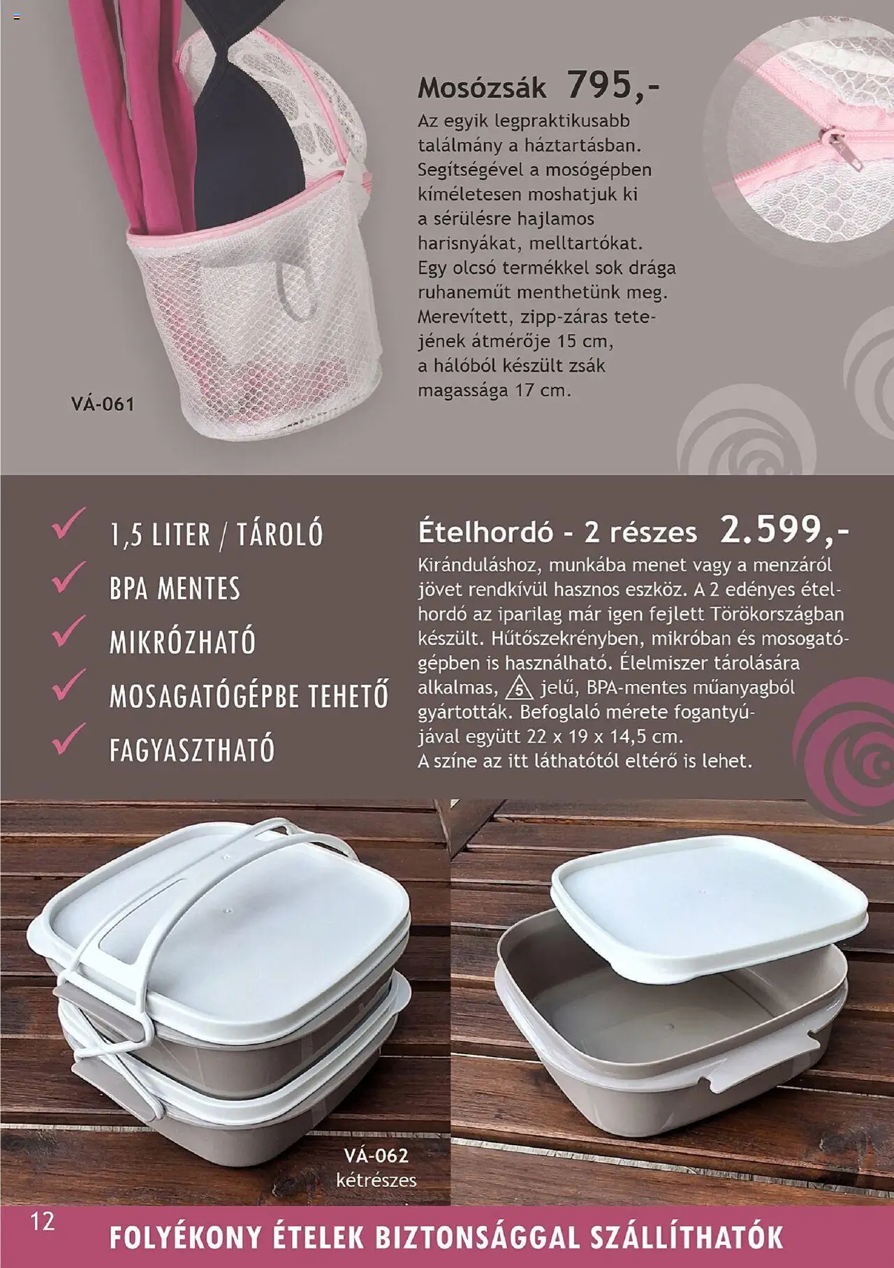 Betly akciós ujság - amely érvényes a következő dátumtól: 26.08.2025 | Oldal: 12 | Termékek: Ételhordó