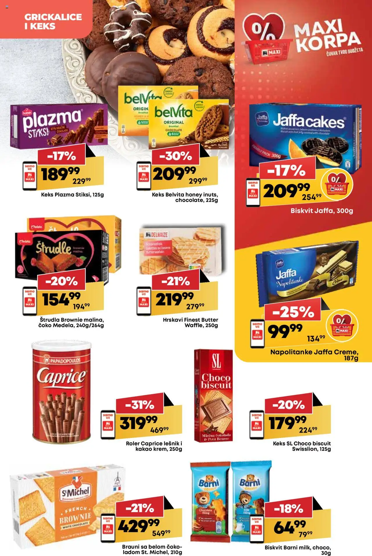 Maxi katalog - važi od 03.07.2025 | Strana: 24 | Proizvode: Lešnik, Brownie, Štrudla, Napolitanke