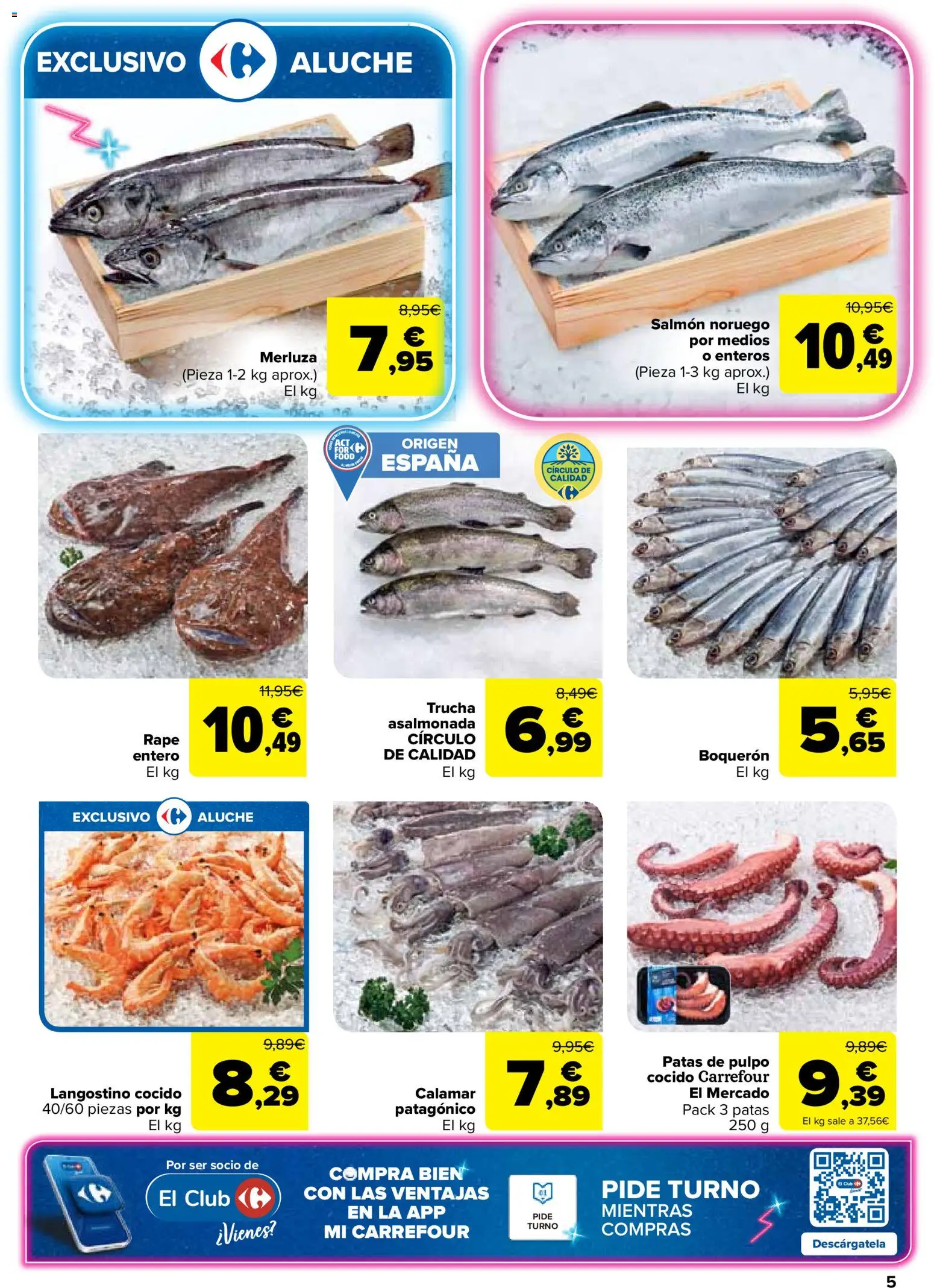 Carrefour folleto │ válido desde el 07.04.2026 | Página: 5 | Productos: Langostino