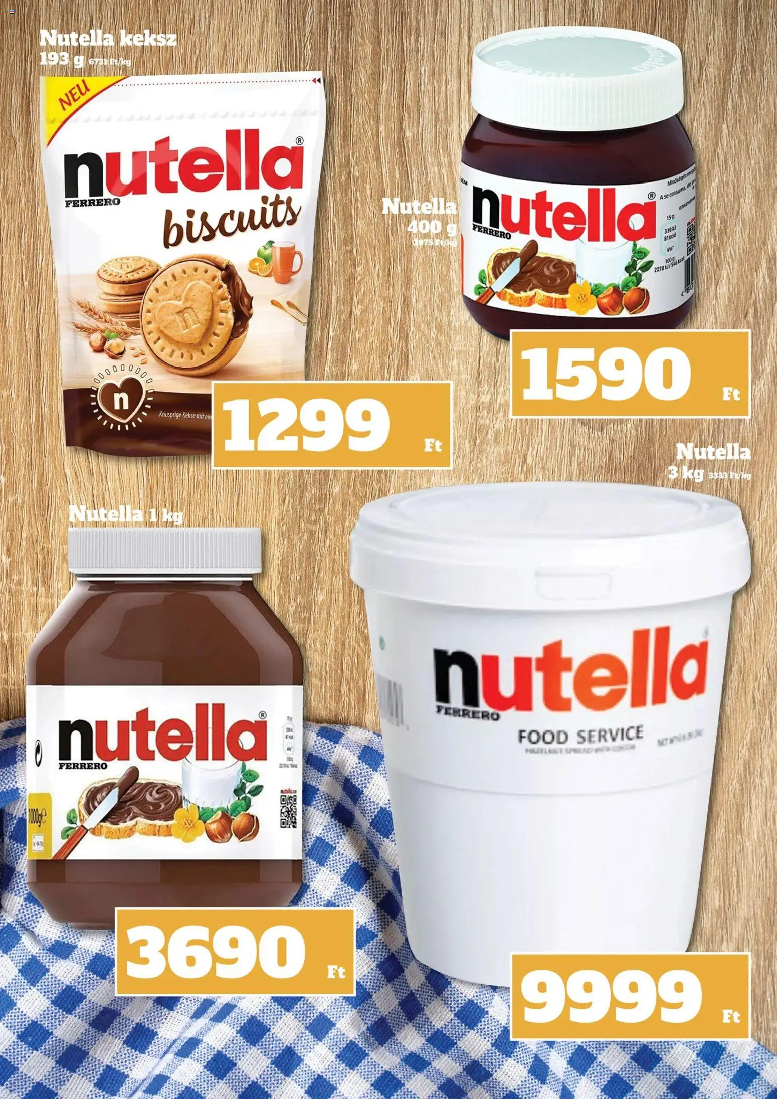 Family Diszkont akciós ujság - amely érvényes a következő dátumtól: 16.04.2026 | Oldal: 6 | Termékek: Nutella, Keksz