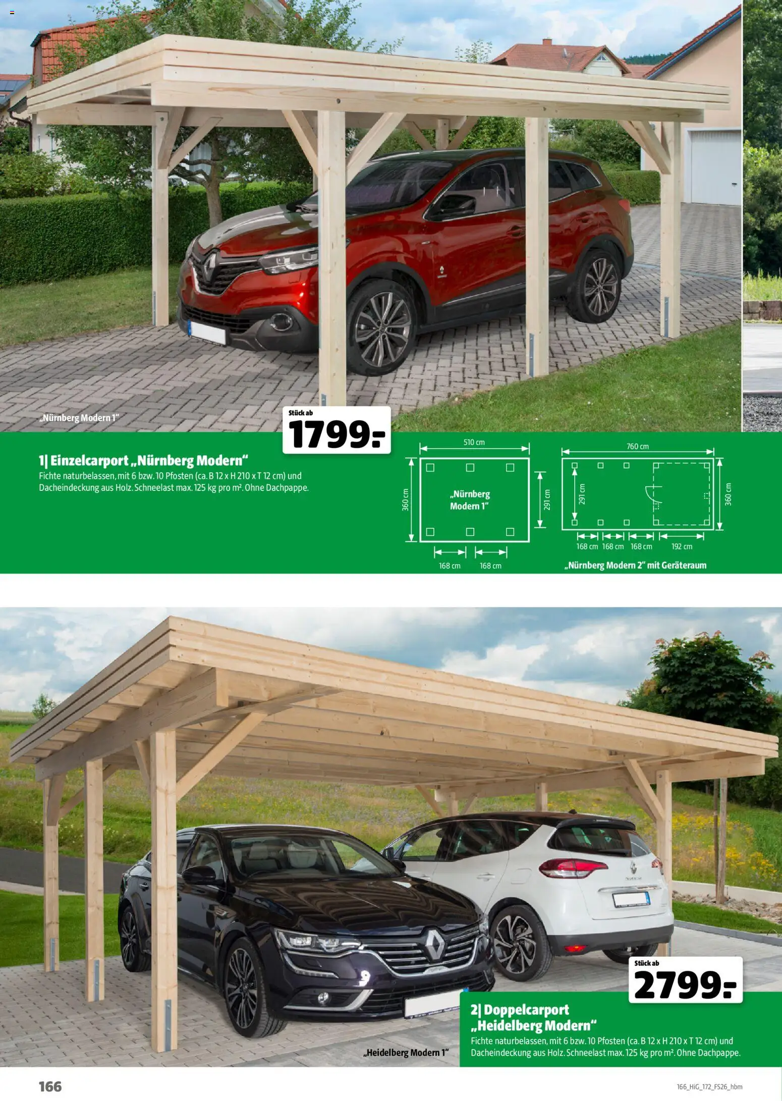 Hagebau Gartengestaltungsortiment – gültig ab 02.03.2026 | Seite: 166