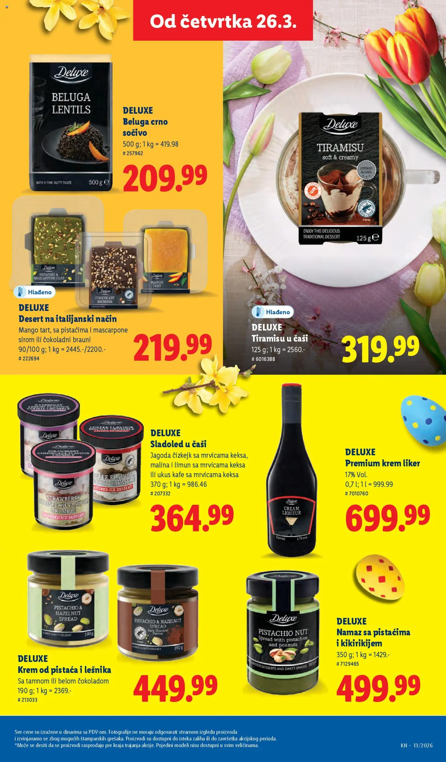 Lidl katalog - važi od 26.03.2026 | Strana: 49 | Proizvode: Sladoled, Mango, Malina, Mascarpone