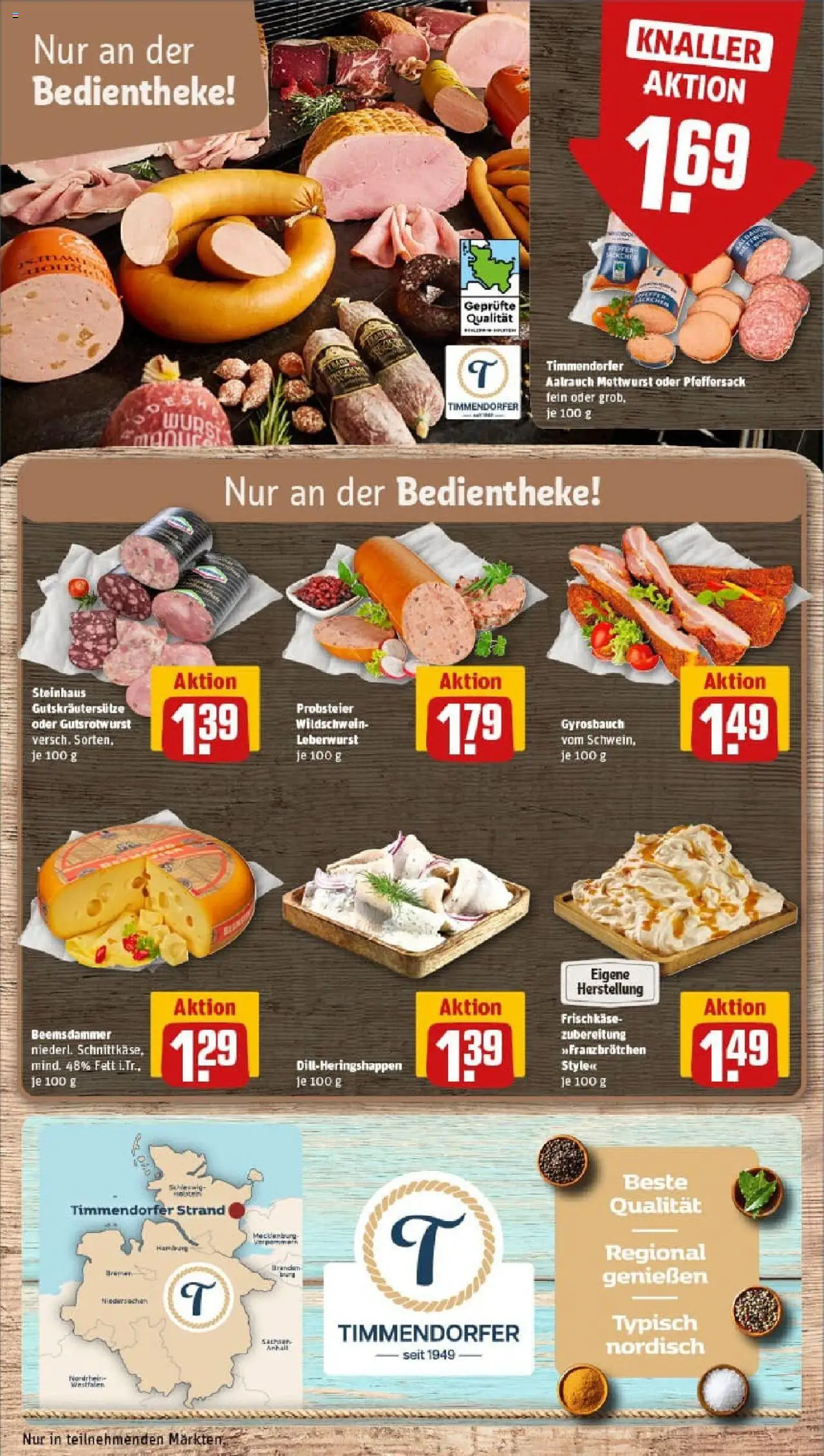 Rewe prospekt Hamburg/Finkenwerder	 – gültig ab 29.09.2025 | Seite: 19 | Produkte: Wurst, Frischkase