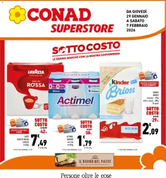 Anteprima del volantino Conad Superstore Lazio catalogo valido a partire dal 29.01.2026