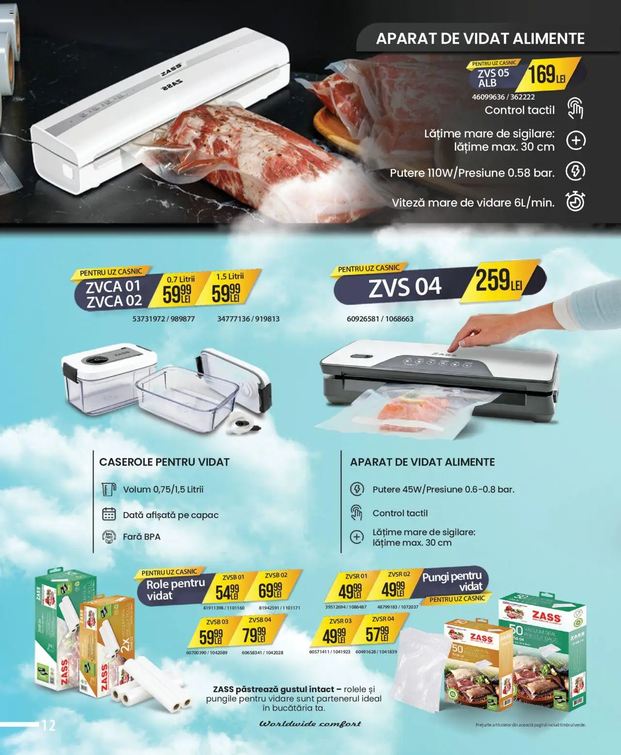Catalog Selgros - Zass – valabil de la 01.08.2025 | Pagină: 12 | Produse: Caserole, Role