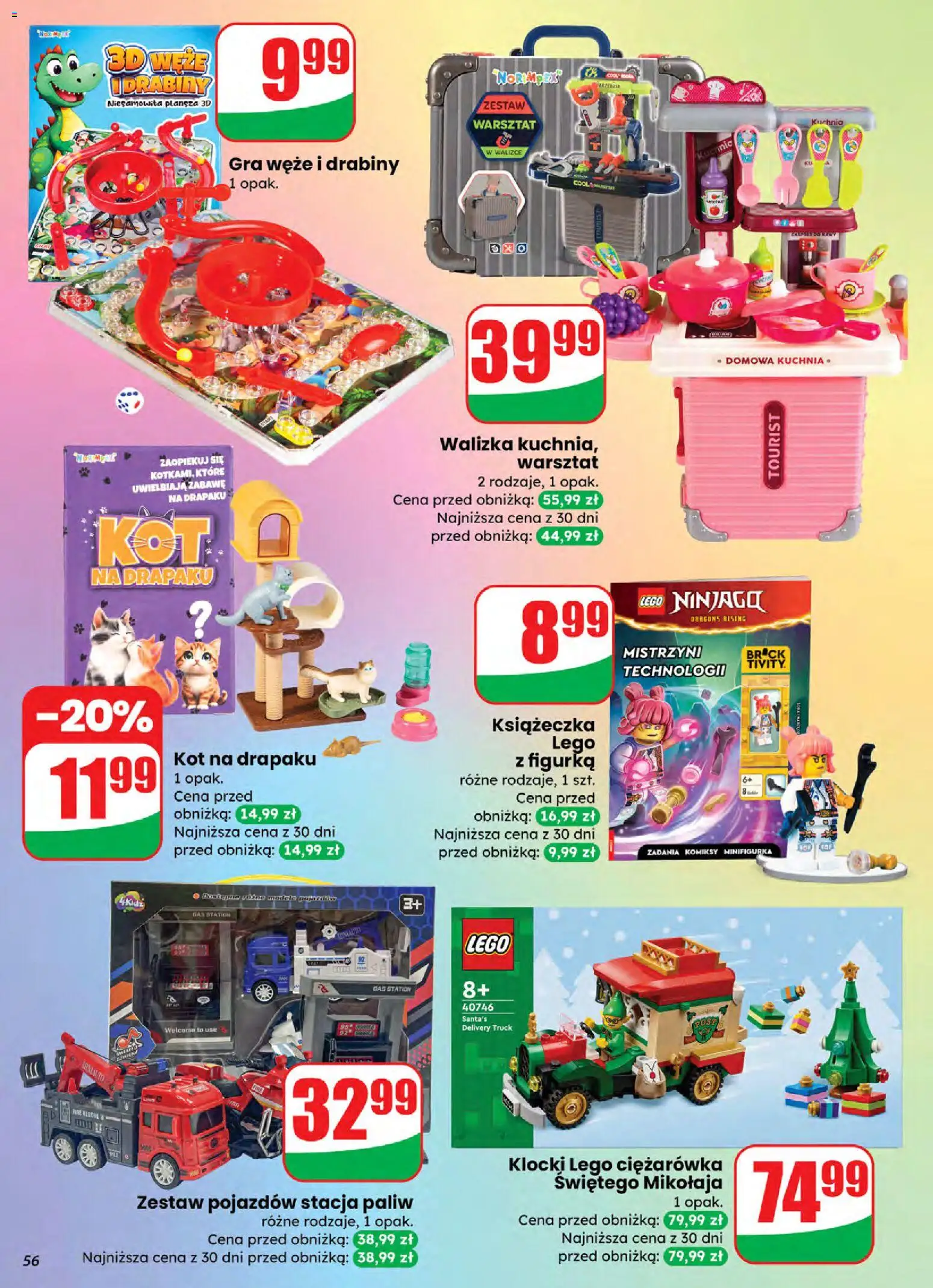 Dino Gazetka od 05.11.2025 | Strona: 56 | Produkty: Gra, Walizka, Lego, Klocki Lego