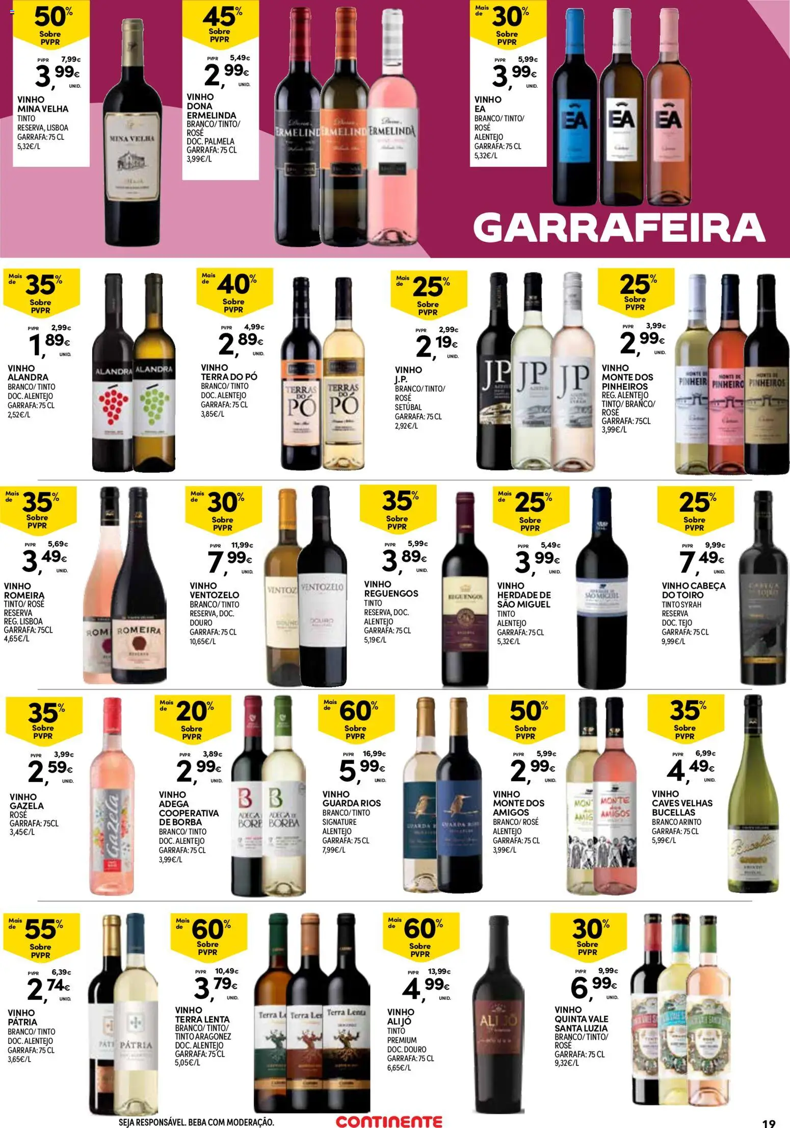 Continente Açores  │ válido de 16.04.2026 | Página: 19 | Produtos: Pó, Vinho