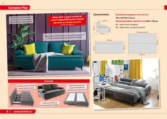 Ofertele Lem’s valabile de la 17.11.2023 | Pagină: 8 | Produse: Pat, Pernă, Canapea