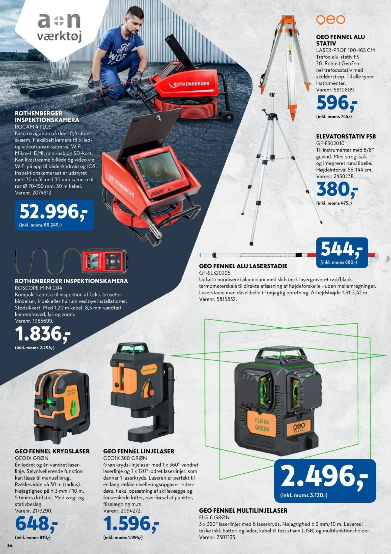 Davidsen tilbudsavis – gyldig fra 30.03.2026 | Side: 54 | Produkter: Taske, Video, Batteri, Kamera