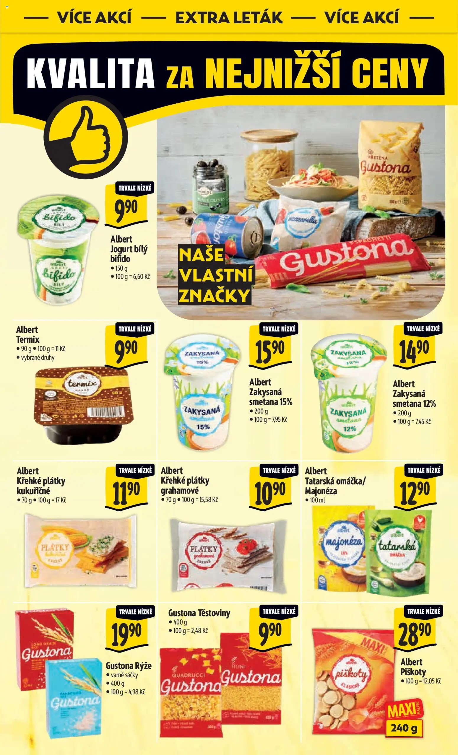 Albert leták - Hypermarket od 15.04.2026 | Strana: 36 | Produkty: Těstoviny, Piškoty, Majonéza, Tatarská omáčka