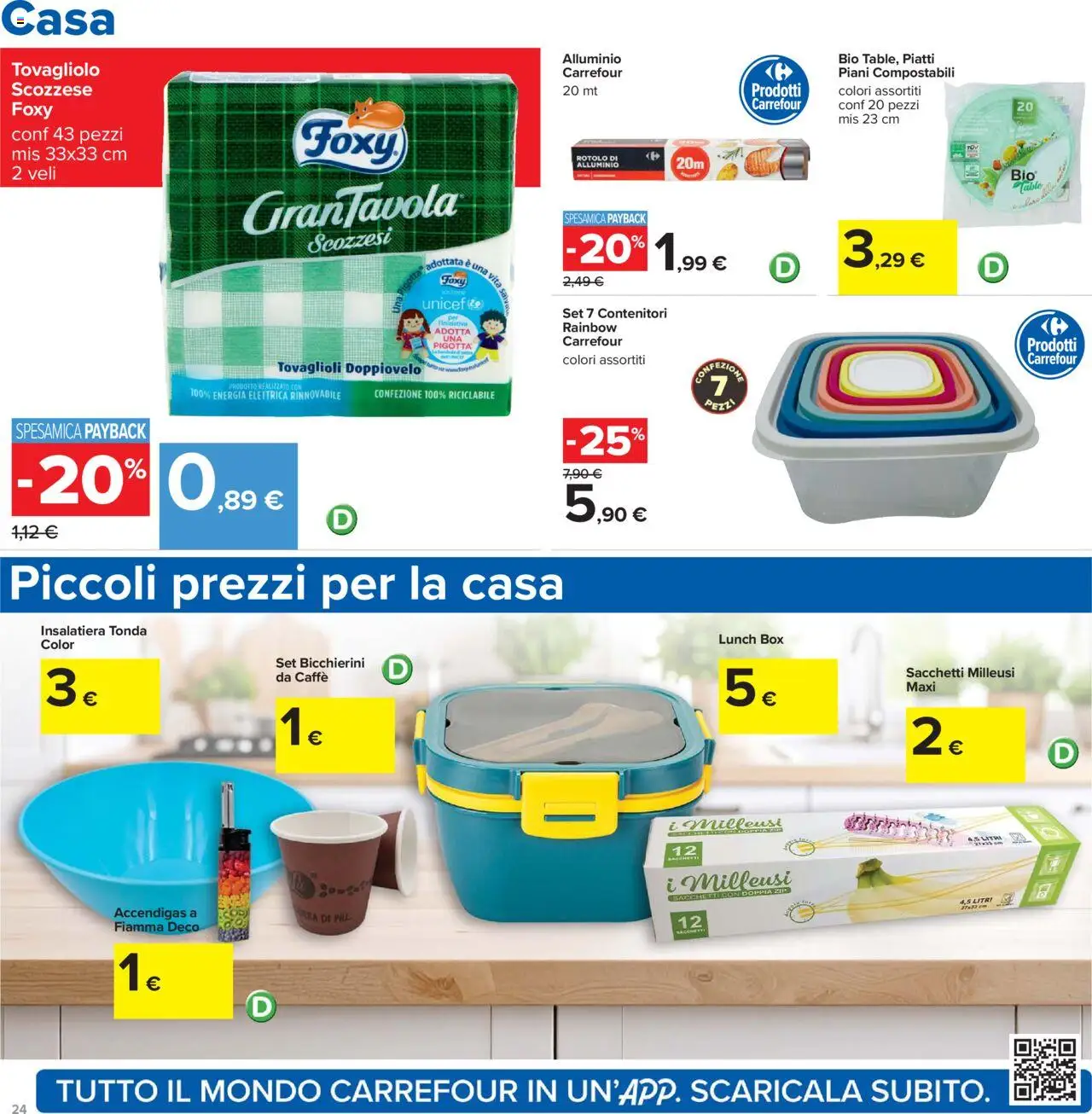 Volantino Carrefour del 21.08.2025 | Pagina: 24 | Prodotti: Caffè, Alluminio