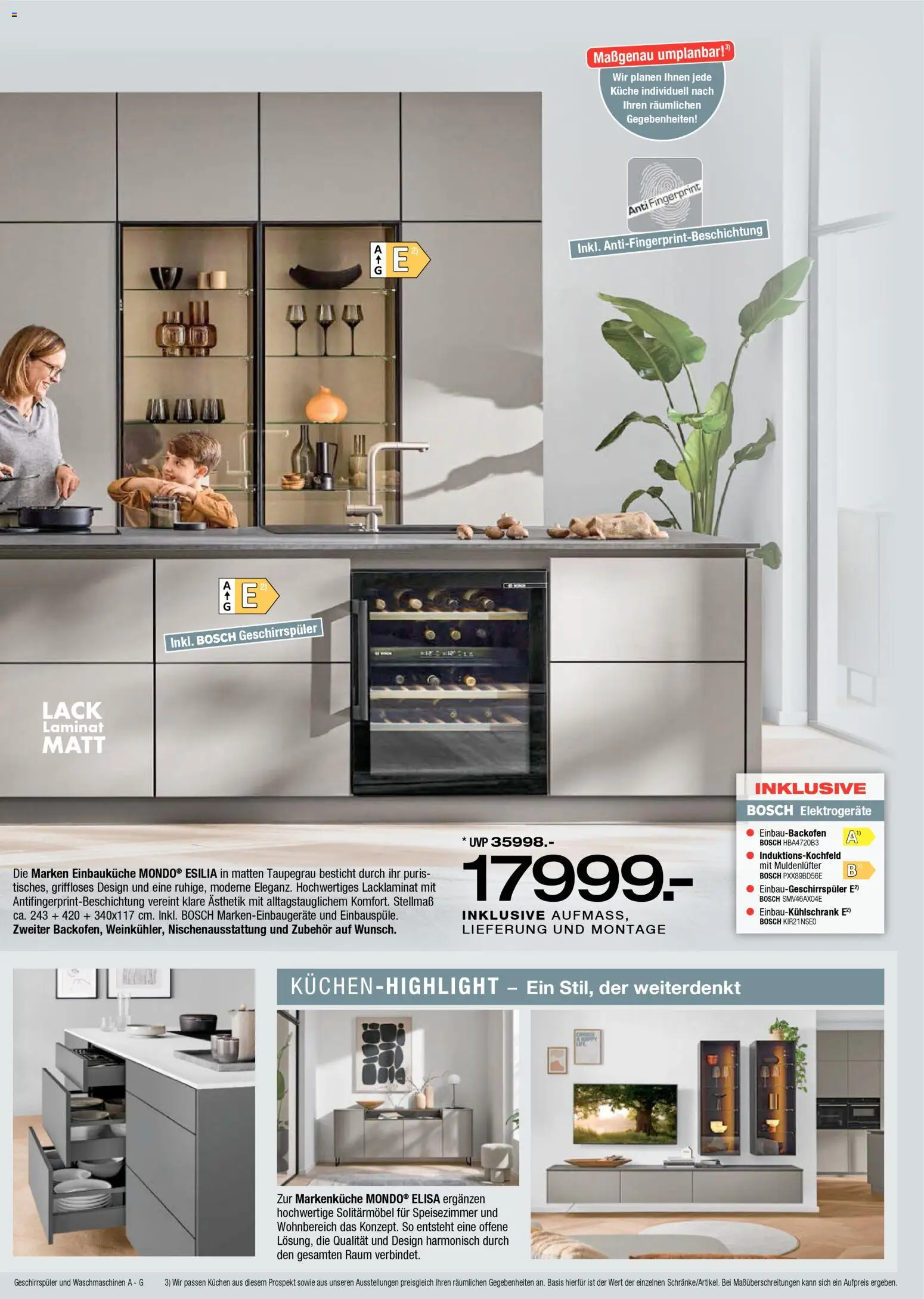 Ostermann Küchen Spezial – gültig ab 06.03.2026 | Seite: 13 | Produkte: Bosch, Einbauküche, Küche, Kuchen