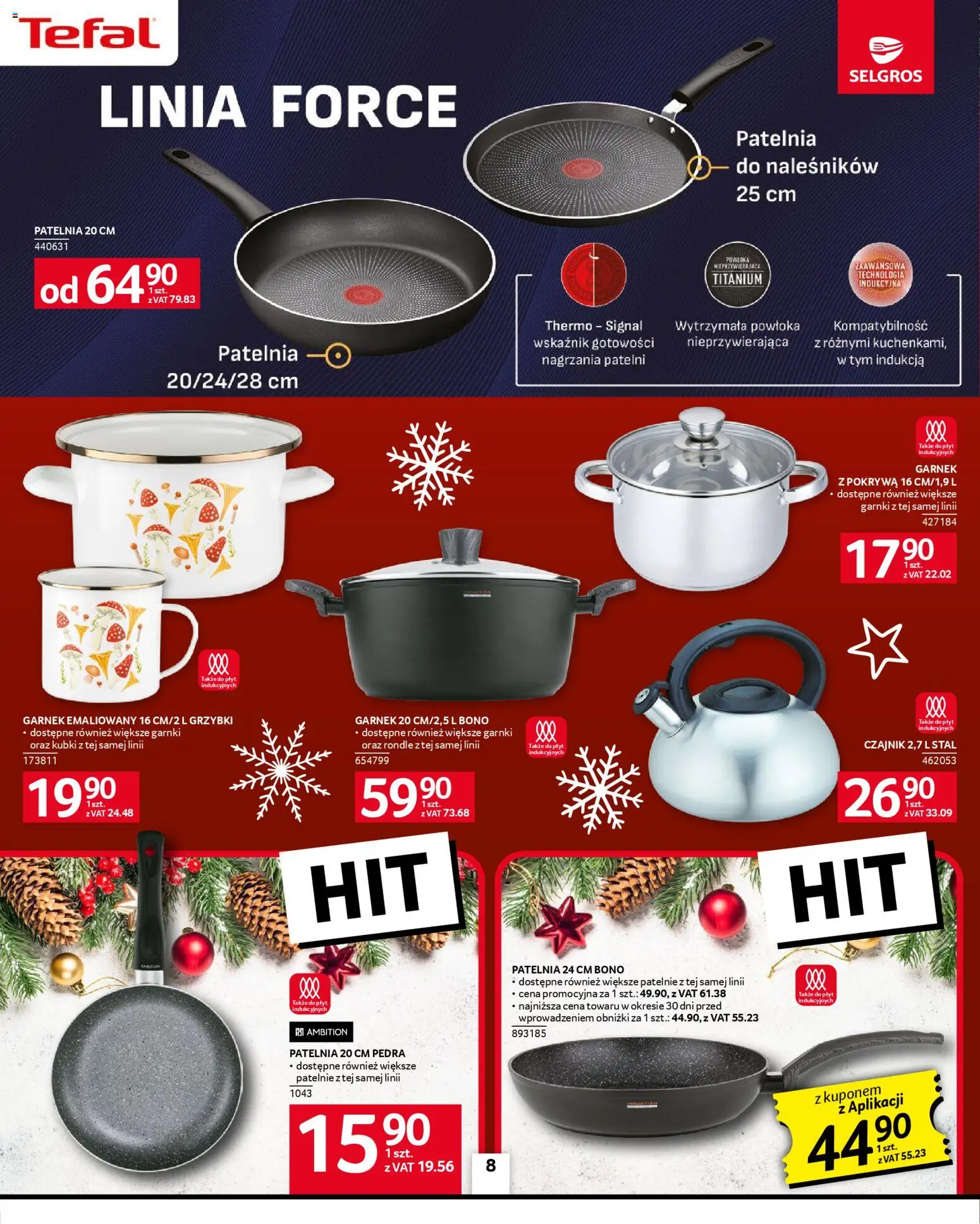 Selgros cash&carry Gazetka - Oferta przemysłowa od 20.11.2025 | Strona: 10 | Produkty: Garnek, Garnki, Patelnia, Tefal