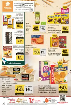 Vista previa Eroski - Entroido do aforro válido desde el 12.02.2026 | Página: 18 | Productos: Pan, Café, Galletas, Café en grano