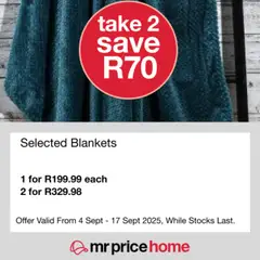 New MRP Home catalogue – valid from 04.09.2025 | Page: 7 | Products: Blankets