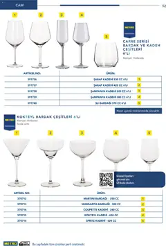 26.12.2025 tarihinden itibaren geçerli olan Metro kataloğu önizlemesi | Sayfa: 52 | Ürünler: Şarap, Su, Soda, Su bardağı