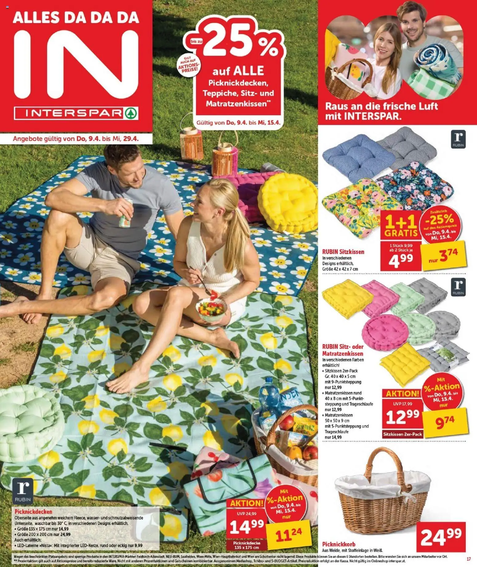 Interspar Flugblatt - Burgenland gültig ab 09.04.2026 | Seite: 17 | Produkte: Wasser