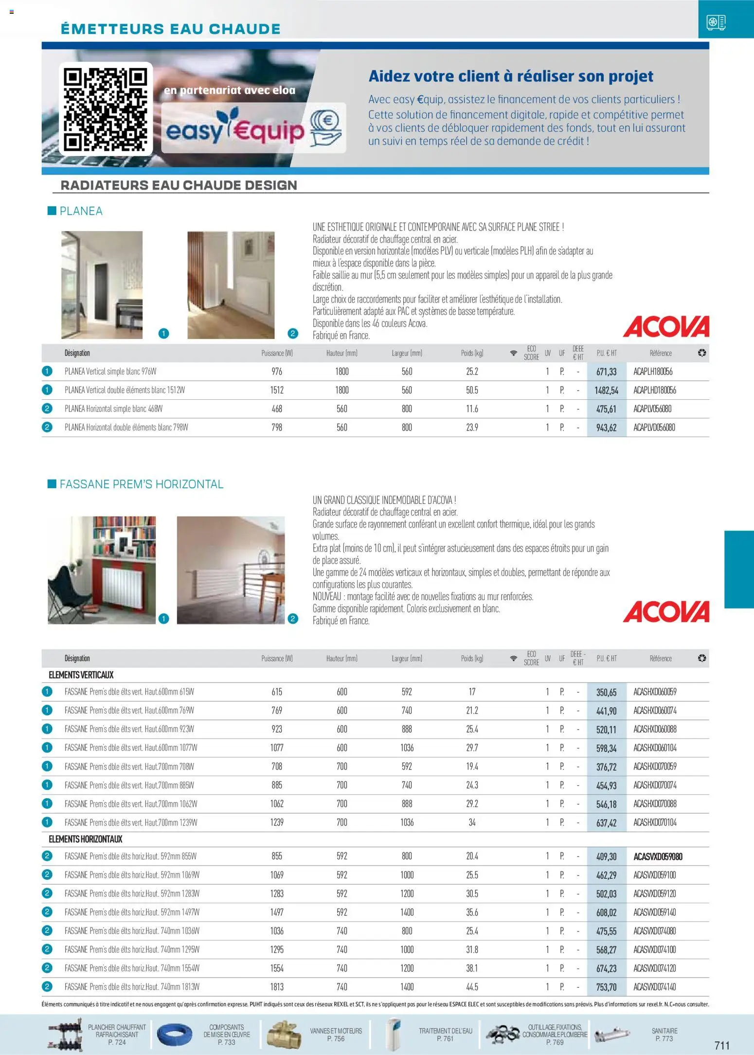 {H1} | Page: 56 | Produits: Poids, Radiateur