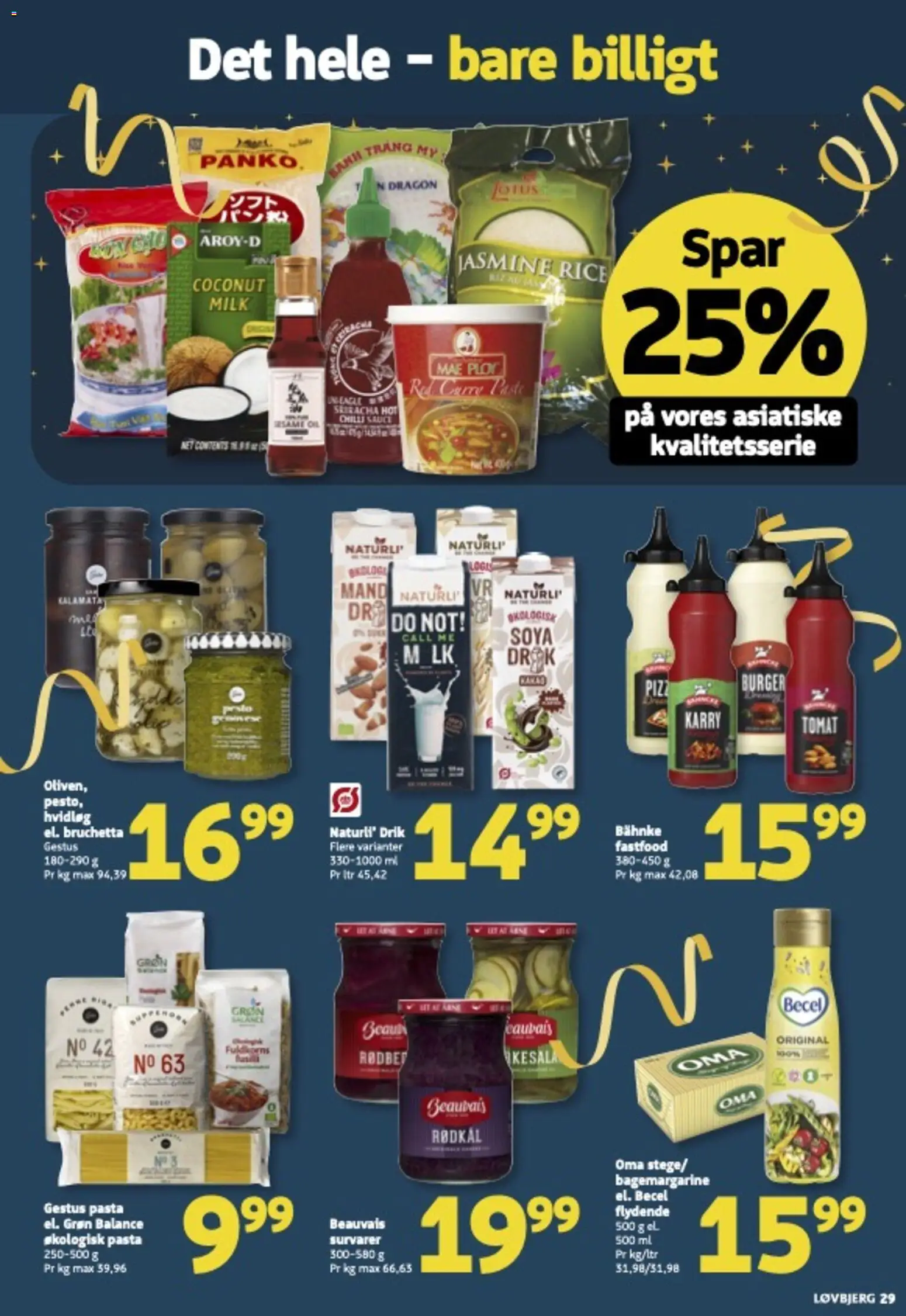 Løvbjerg tilbudsavis – gyldig fra 27.12.2025 | Side: 30 | Produkter: Karry, Pasta, Rødkål, Pesto