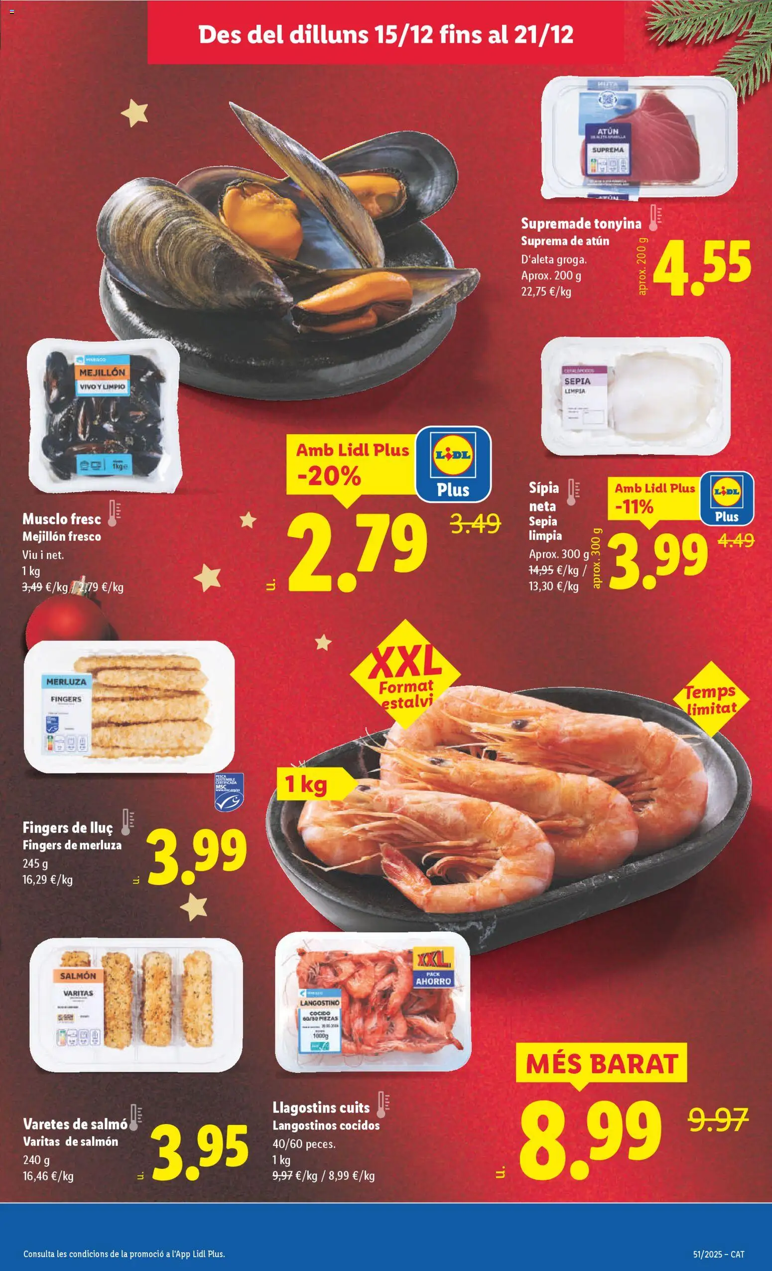 Lidl folleto │ válido desde el 15.12.2025 | Página: 9 | Productos: Langostino
