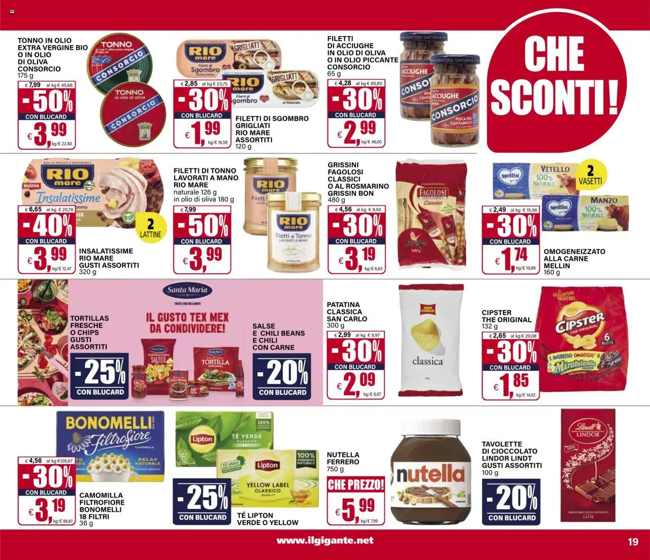 Volantino Il Gigante del 02.10.2025 | Pagina: 21 | Prodotti: Cioccolato, The, Tonno, Olio di Oliva