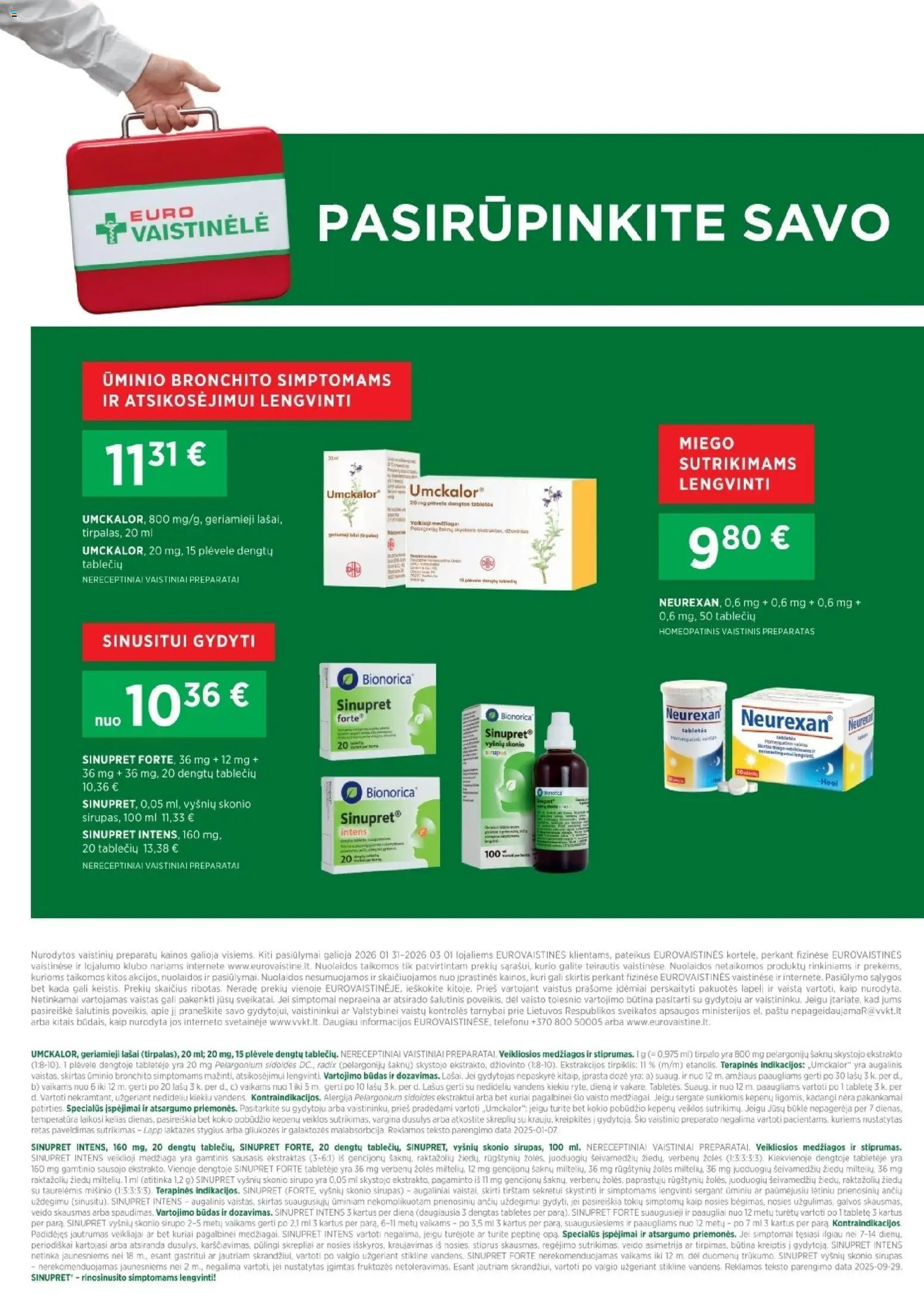 EUROVAISTINĖ akcijos nuo 31.01.2026 | Puslapis: 10