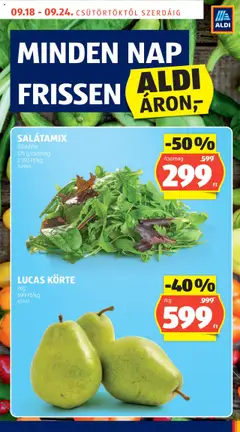 Aldi akciós ujság - amely érvényes a következő dátumtól: 18.09.2025 | Oldal: 9