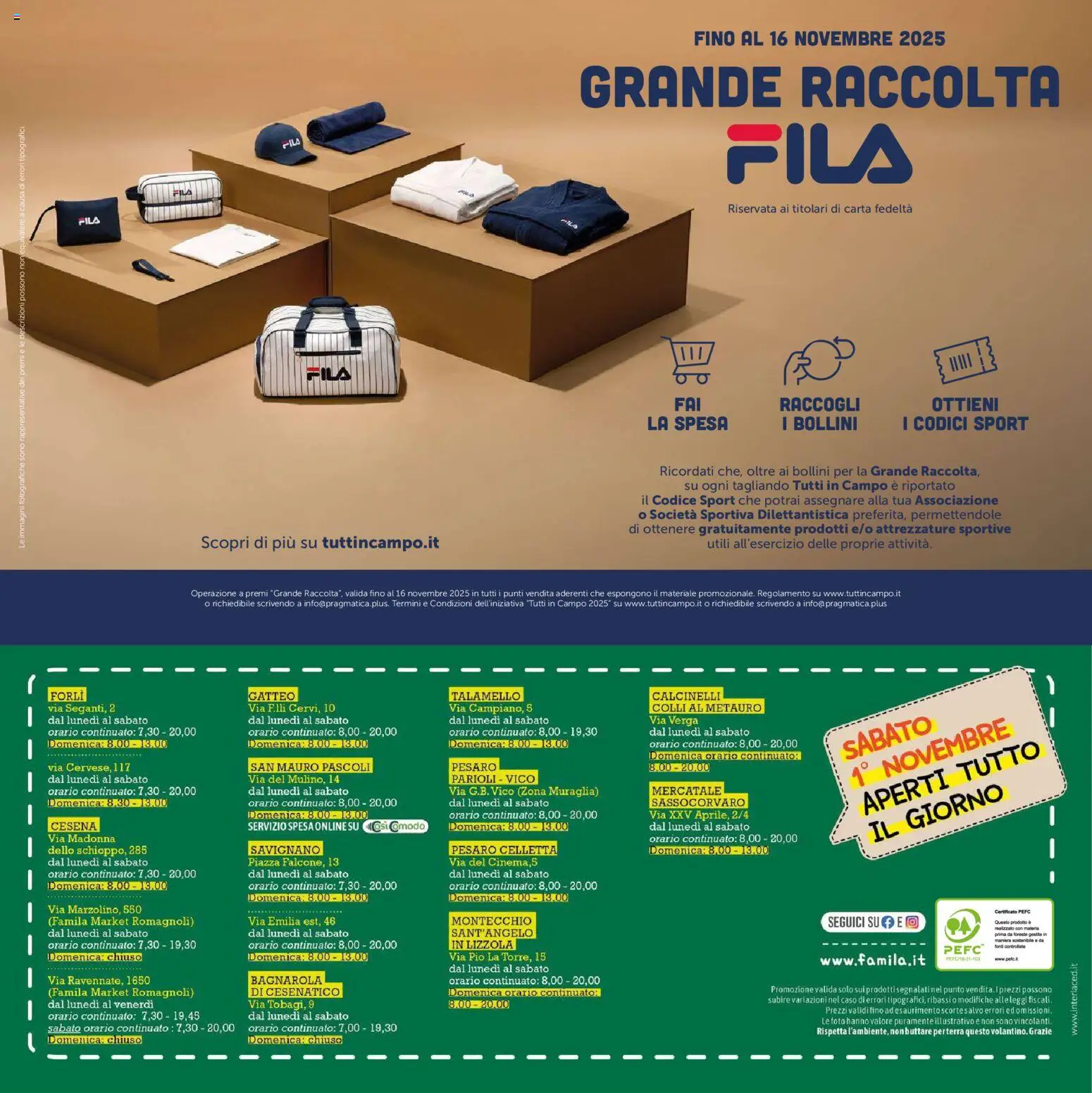 Volantino Famila del 30.10.2025 | Pagina: 20 | Prodotti: Terra