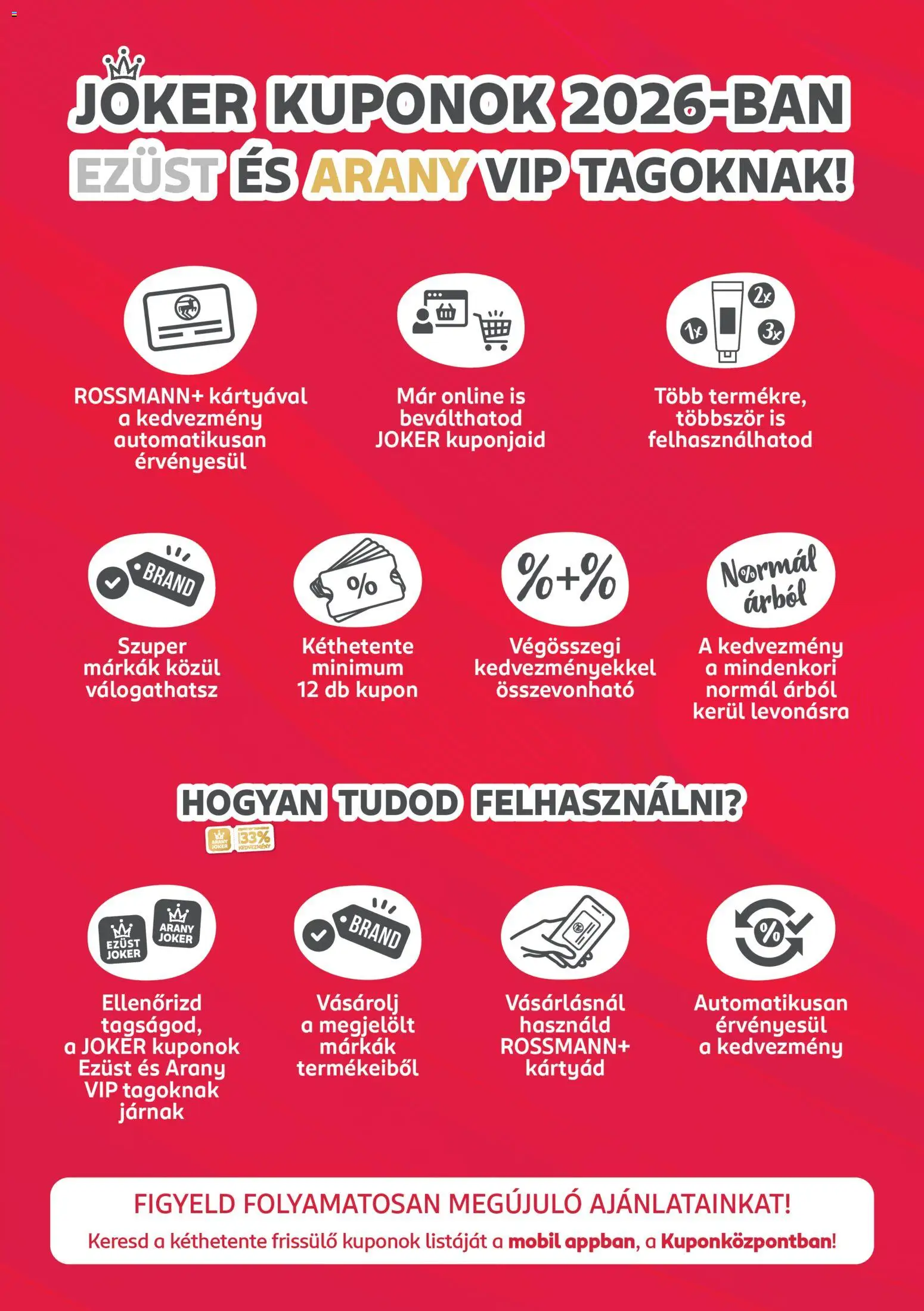 Rossmann akciós ujság - amely érvényes a következő dátumtól: 19.01.2026 | Oldal: 2