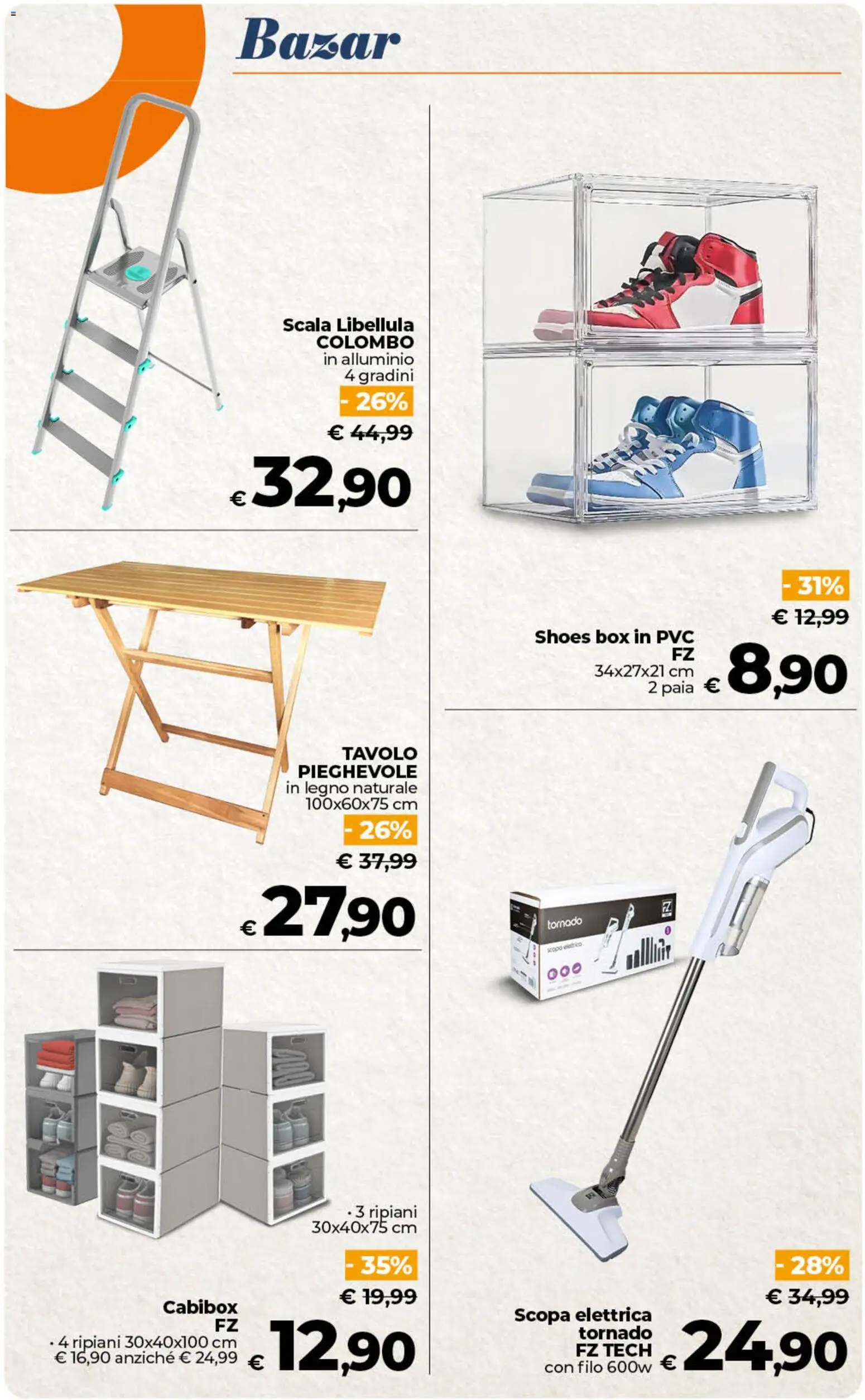 Volantino Ipercoop del 17.03.2026 | Pagina: 53 | Prodotti: Scopa elettrica, Scopa, Alluminio, Tavolo