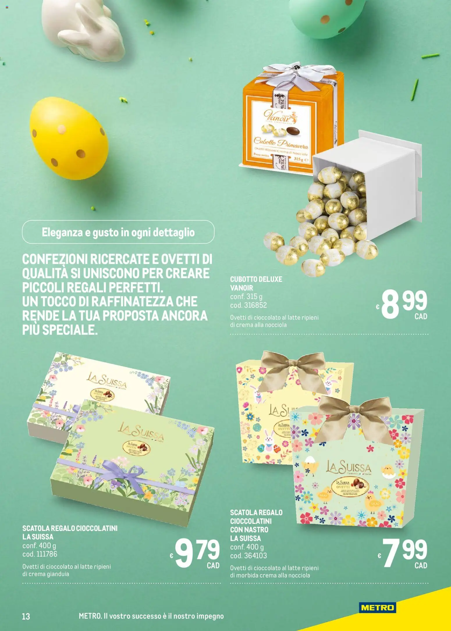Volantino Metro del 05.03.2026 | Pagina: 13 | Prodotti: Crema, Cioccolato, Latte, Cioccolatini