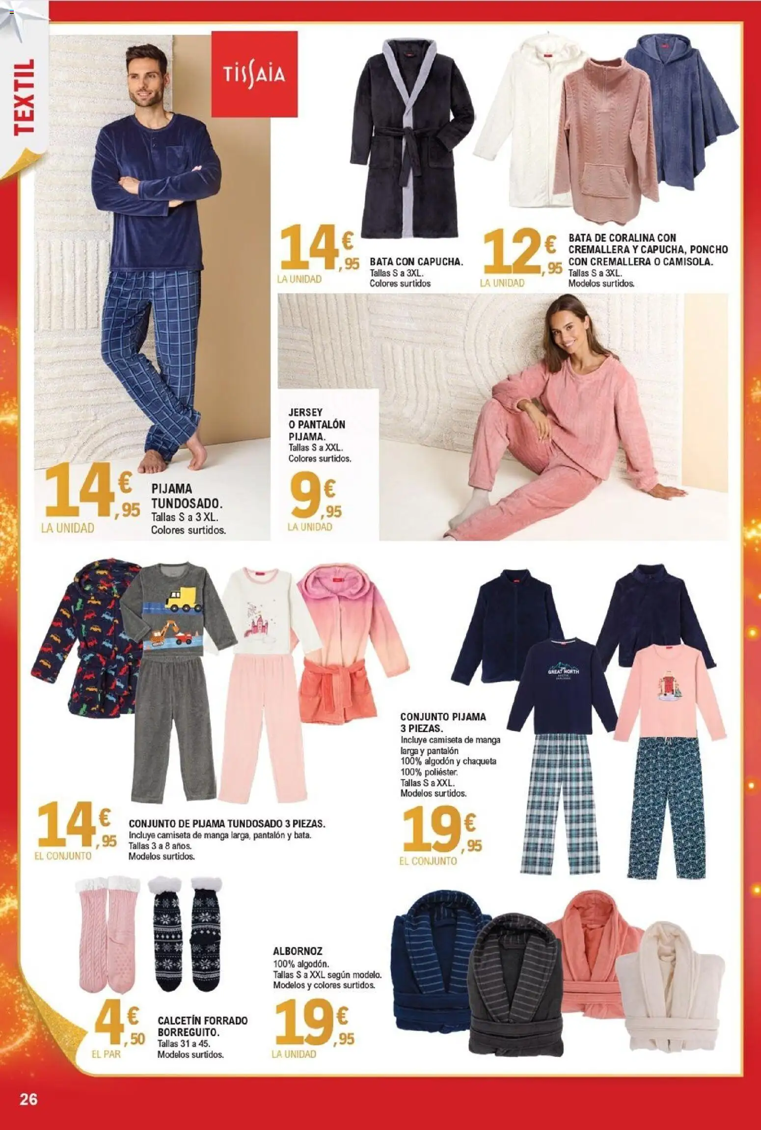 E.Leclerc folleto │ válido desde el 03.12.2025 | Página: 26 | Productos: Chaqueta, Pijama